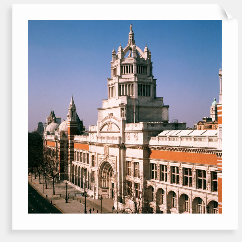 V&A Museum Exterior, Cromwell Road façade. London, England, 1980`s by Anonymous