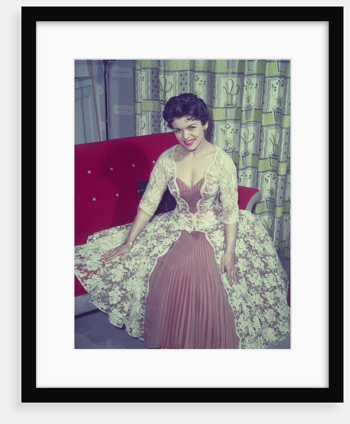 Eve Boswell in her dressing room by Harry Hammond