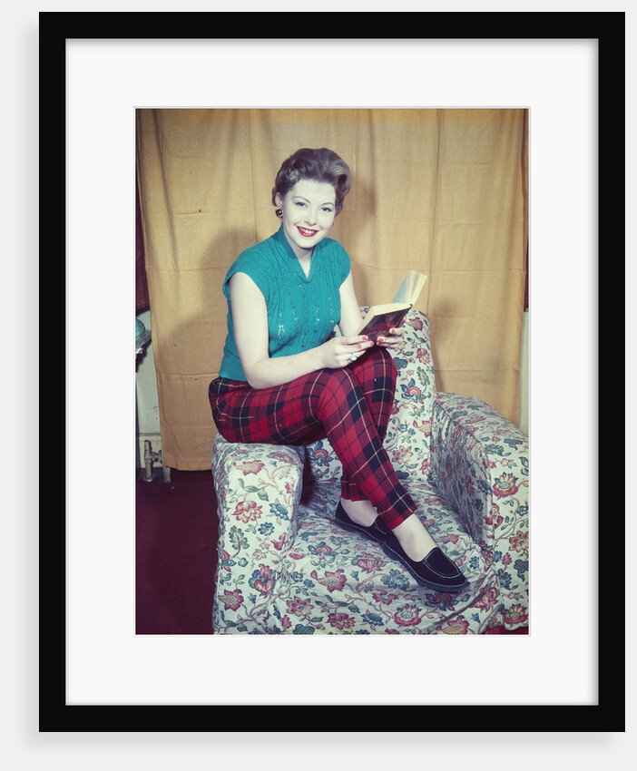 Patti Lewis in her dressing room by Harry Hammond