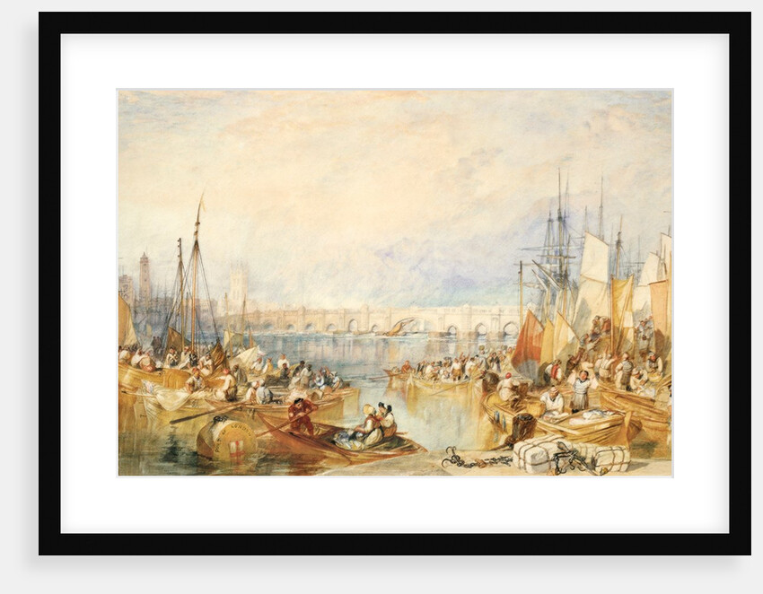 The port of London by Joseph Mallord William Turner