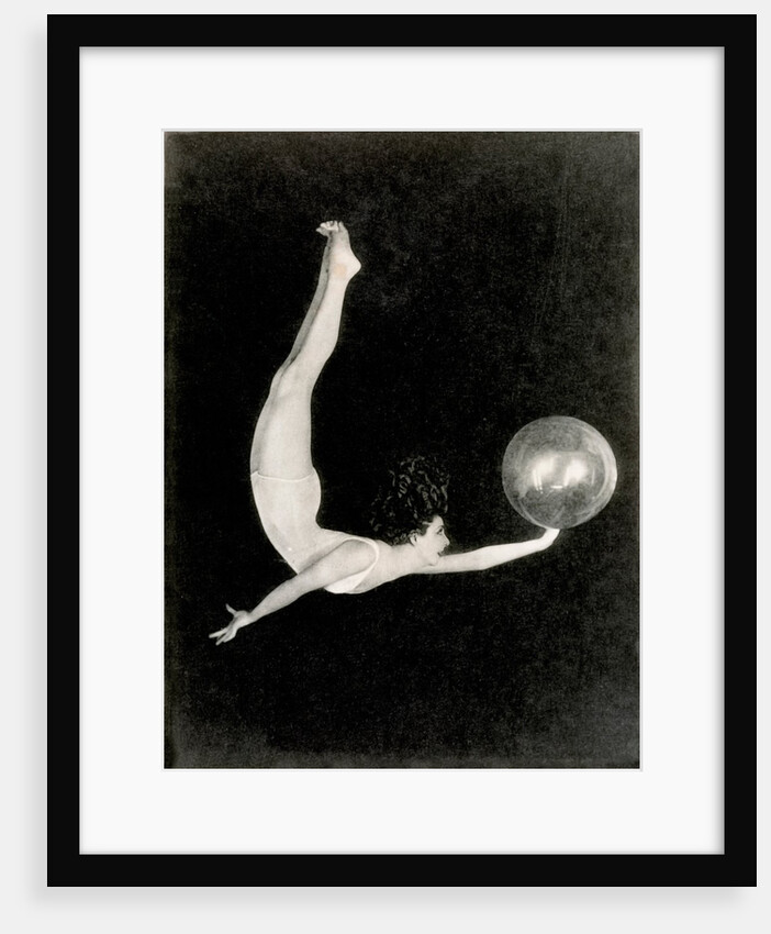 Georgia Graves dancing with ball by Anonymous