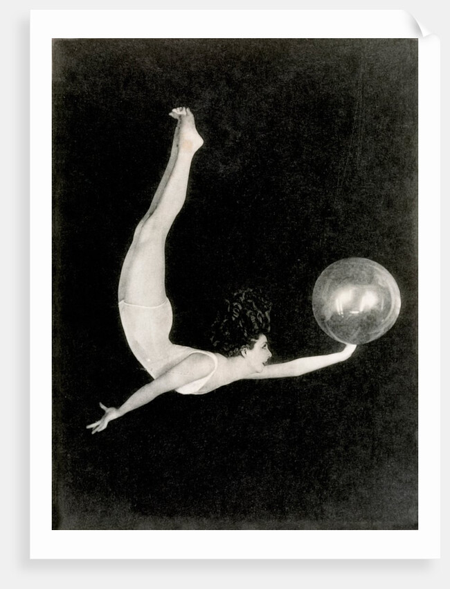 Georgia Graves dancing with ball by Anonymous
