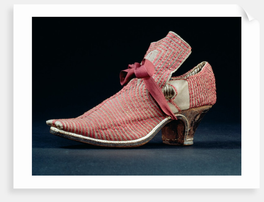 Woman's shoe. England, mid-17th century by Anonymous
