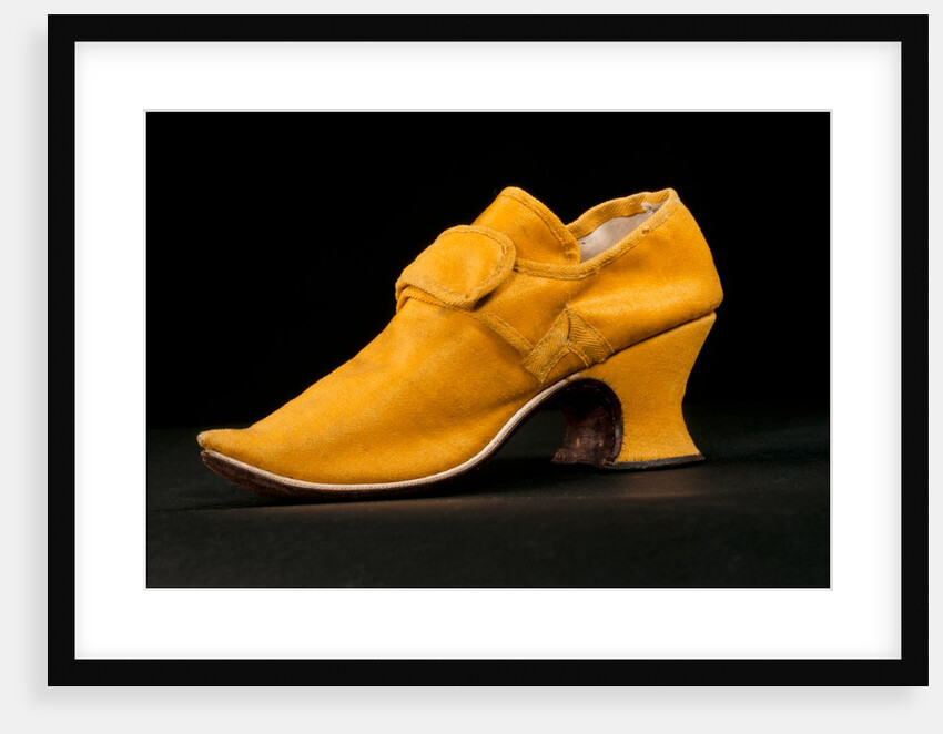 One of a pair of shoes. Norwich, England, c.1720-39 by Unknown