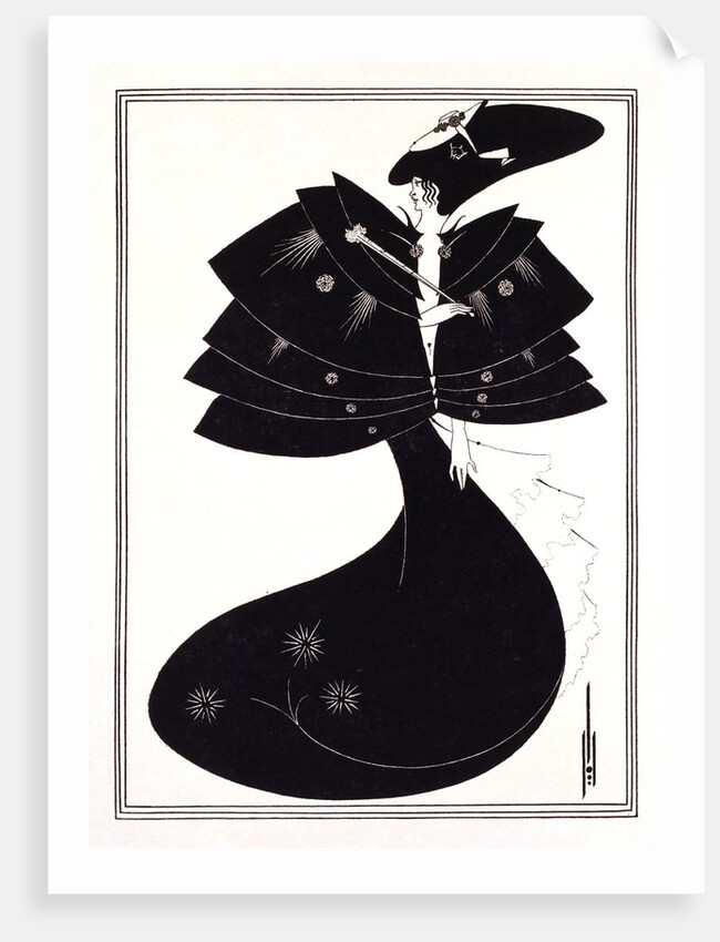 The Black Cape by Aubrey Vincent Beardsley