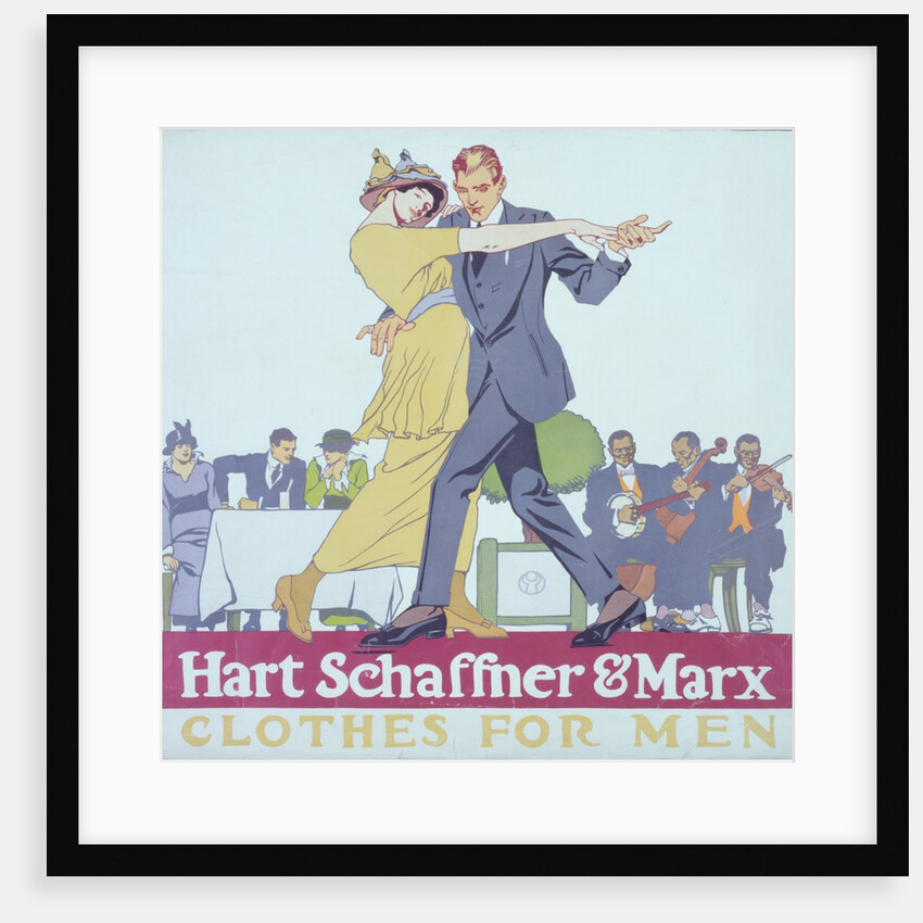 Hart Schaffner & Marx clothes for men by Edward Penfield
