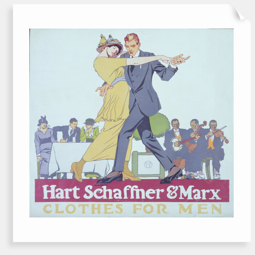 Hart Schaffner & Marx clothes for men by Edward Penfield