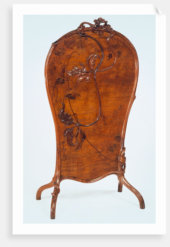 Fire screen by Emile Charles Martin Gallé