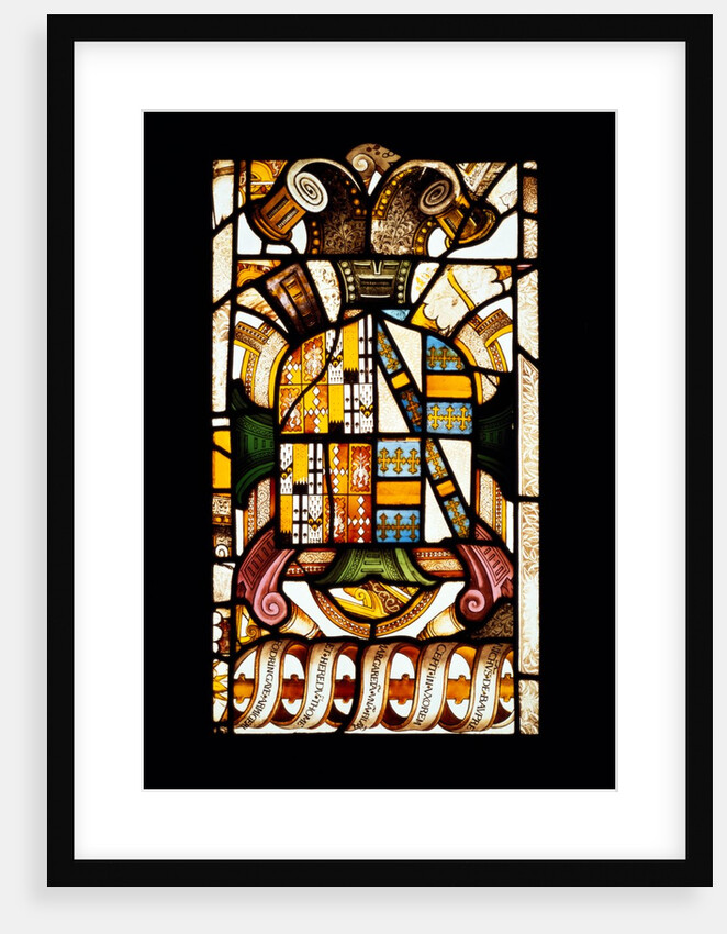 Arms of Beaupré and Fodringaye. Cambridgeshire, England, late 16th century by Unknown