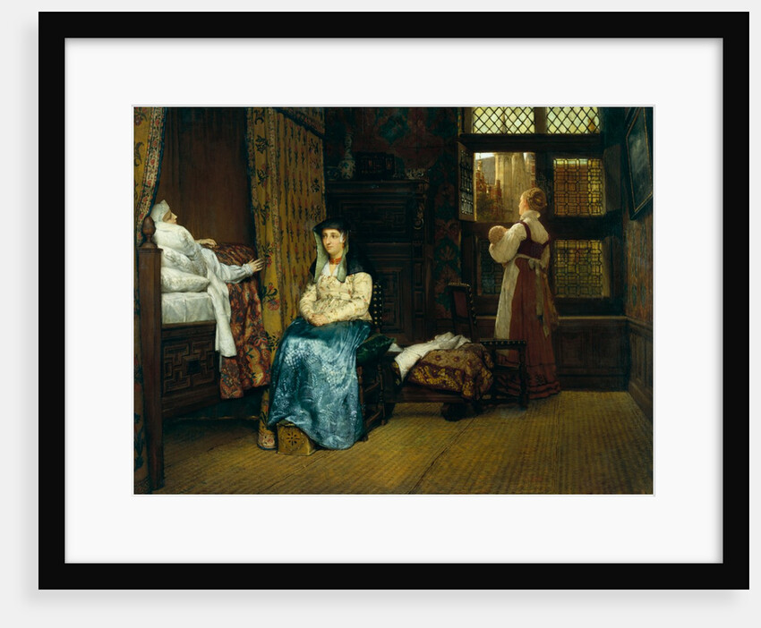 The Visit by Lawrence Alma-Tadema