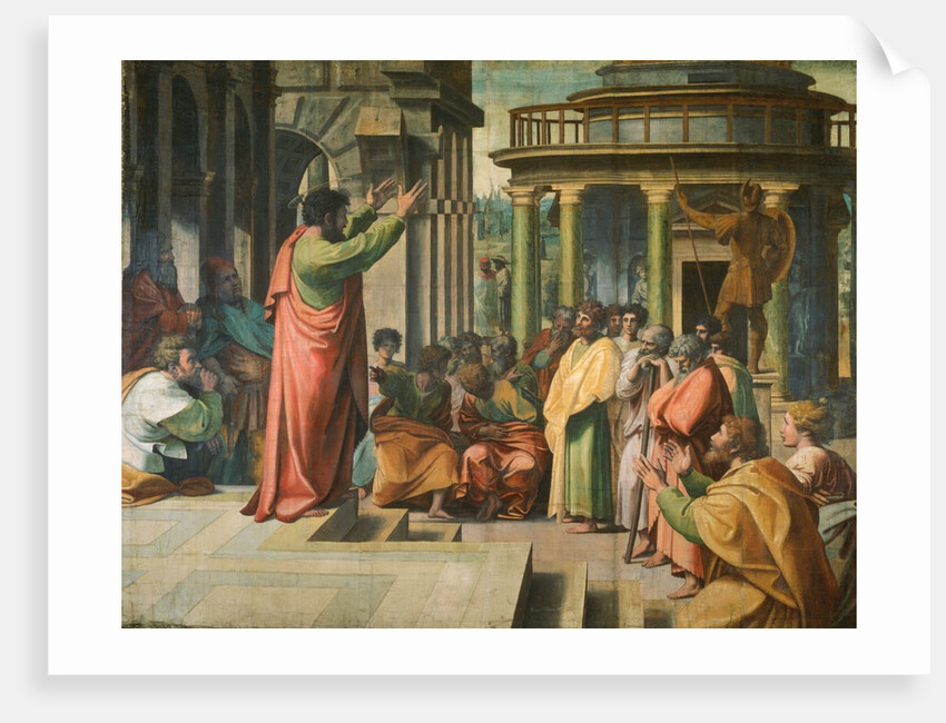 Paul Preaching at Athens by Raphael