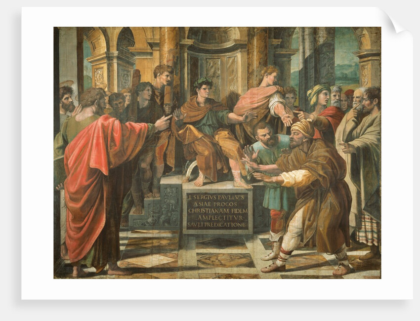 The Conversion of the Proconsul by Raphael
