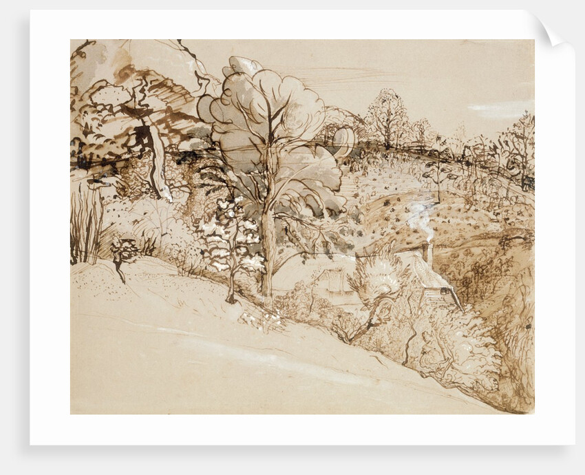 The Primitive Cottage by Samuel Palmer