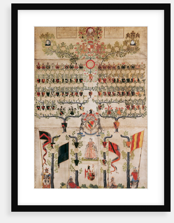 Manuscript - The Sackville Pedigree. England, 1599 by Unknown