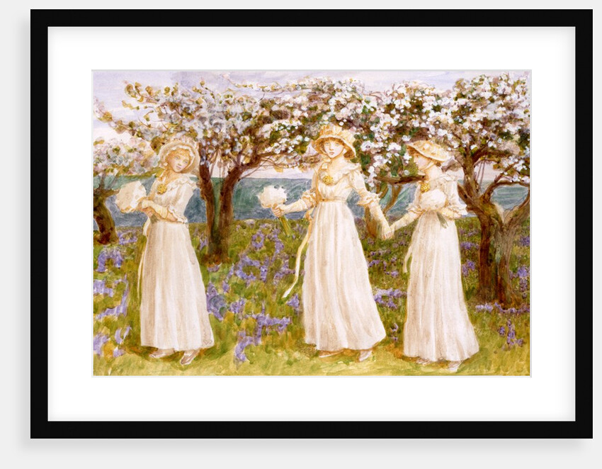 The Three Girls in White by Kate Greenaway