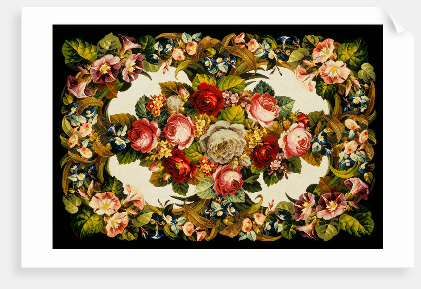 Embroidered Panel. England, mid-19th century by Unknown