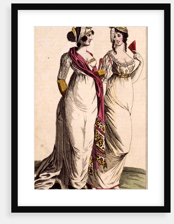 Paris Dress, from Ladies Magazine. London, England, 1801 by Unknown