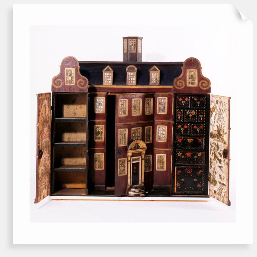 Doll's house wardrobe by Anonymous