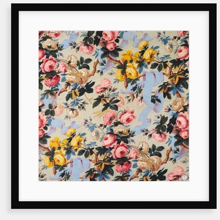 Chintz curtain. Lancashire, England, mid-19th century by Unknown