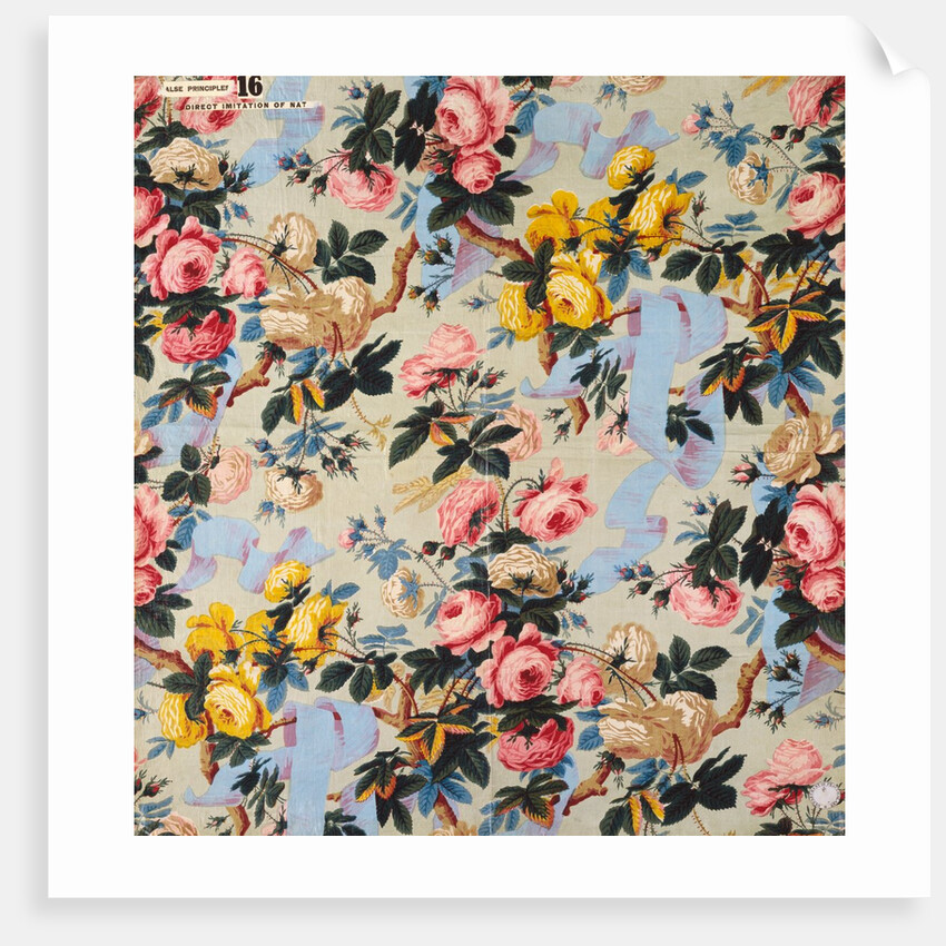 Chintz curtain. Lancashire, England, mid-19th century by Unknown