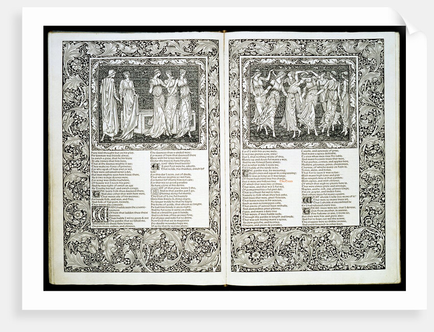 Pages from The Works of Geoffrey Chaucer by William Morris
