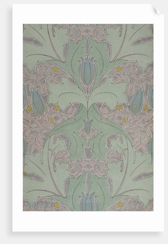The Galahad Wallpaper by Charles Francis Annesley Voysey