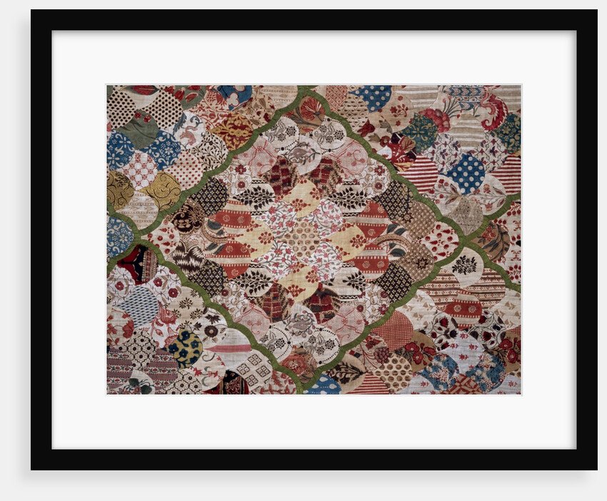 Cover made from shell-shaped patches by unknown