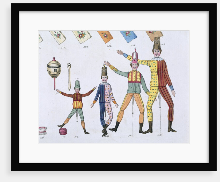 Puppet clowns by Anonymous
