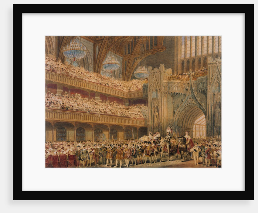 The Champion of England Entering Westminster Hall by Unknown