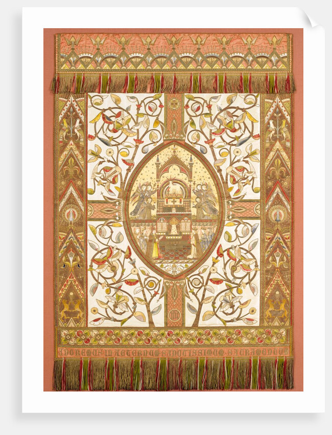 Church banner by William Curtis Brangwyn