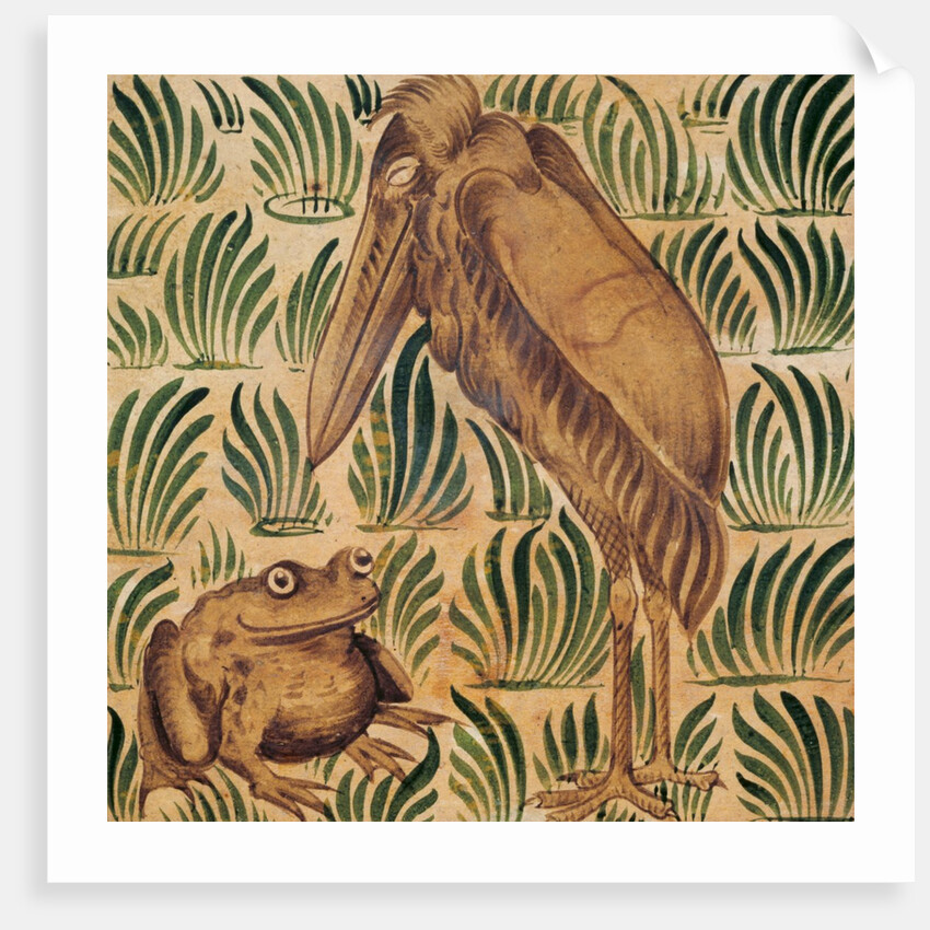 Stork and Frog by Unknown