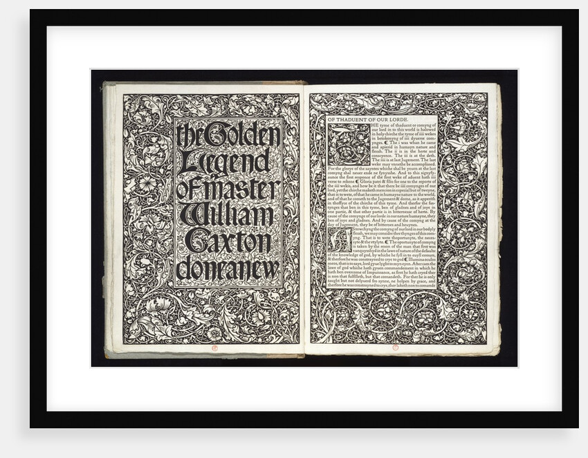 Title page of The Golden Legend by William Morris