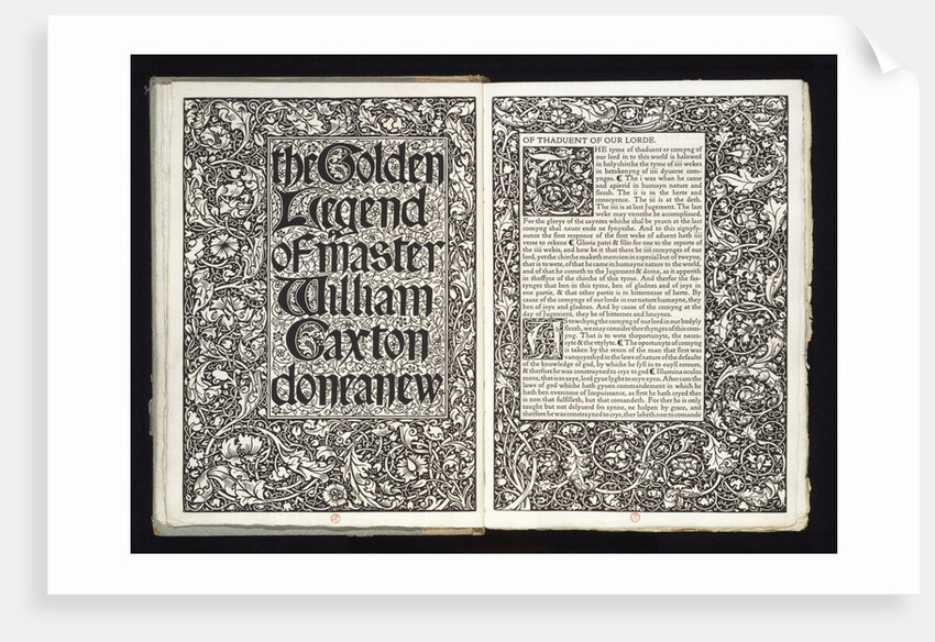 Title page of The Golden Legend by William Morris