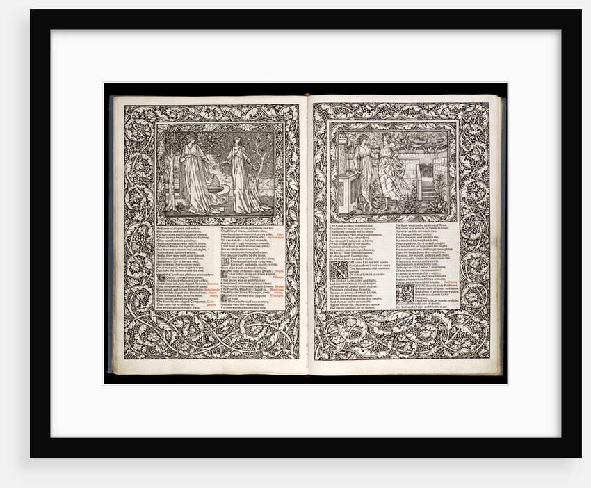 Pages from The Works of Geoffrey Chaucer by William Morris