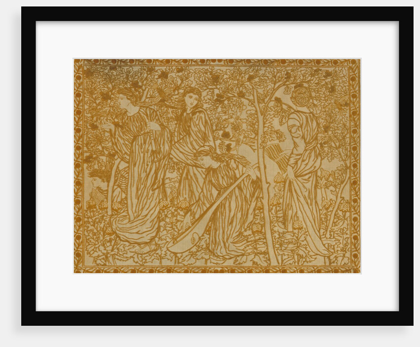 The Musicians embroidered panel by Selwyn Image