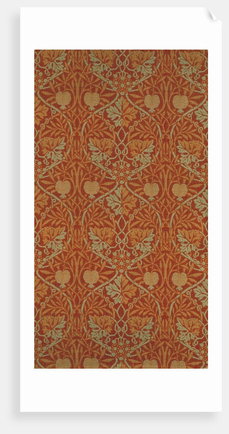 Vine and Pomegranate furnishing fabric by William Morris & Kate Faulkner