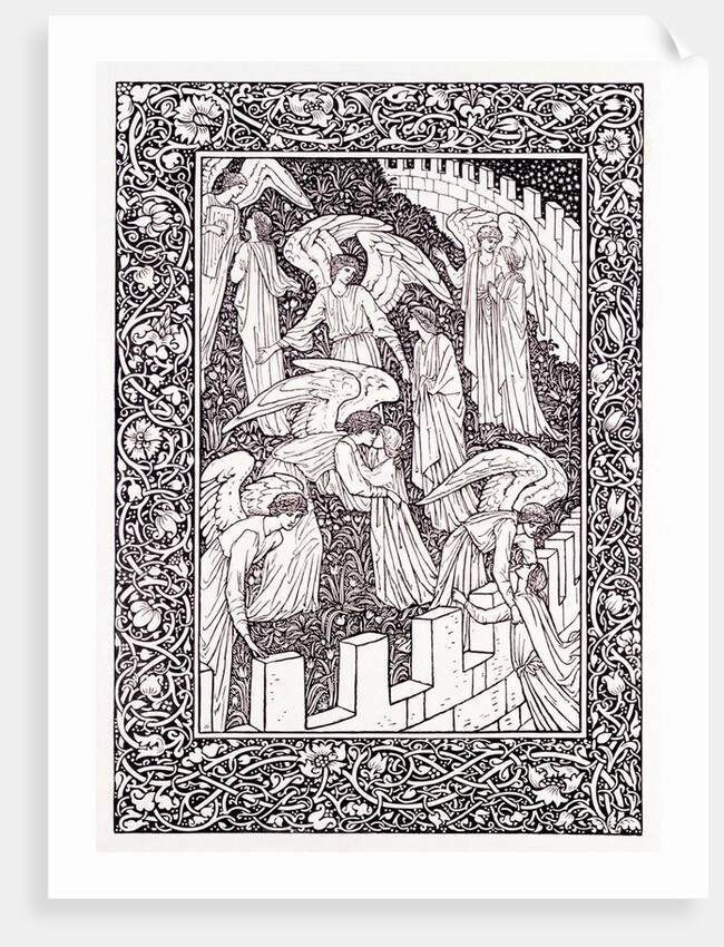 Trial proof sheet of The Golden Legend by William Morris