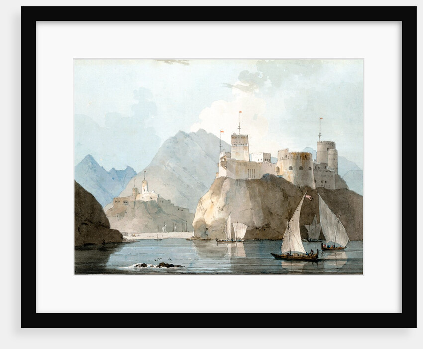 Forts at Muscat by William Daniell