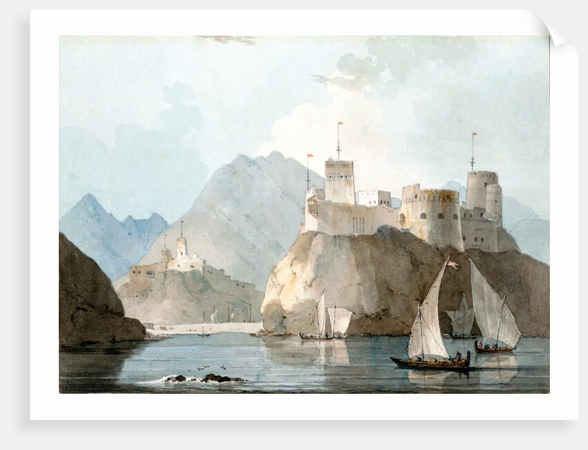 Forts at Muscat by William Daniell