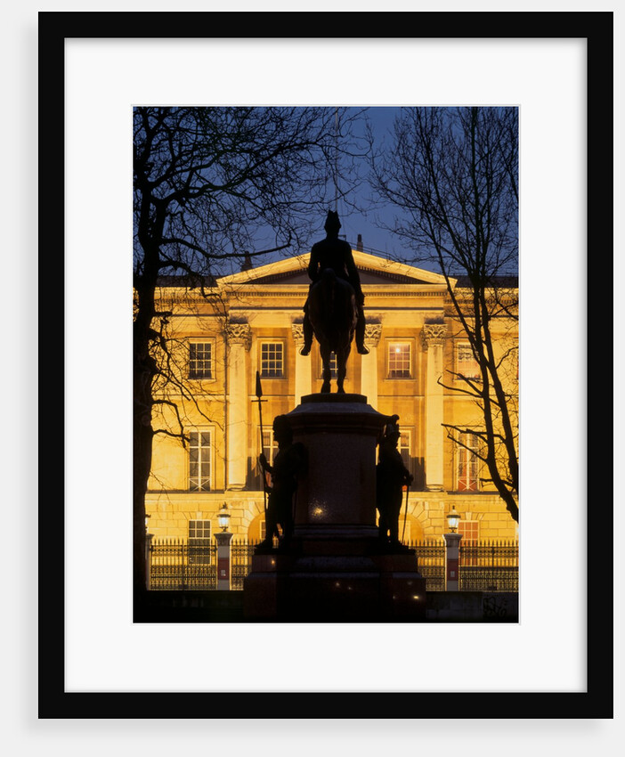 Apsley House, with a statue of the Duke on horseback in the foreground. London, UK, 1995 by Anonymous