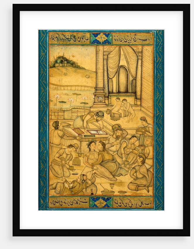 A party of carousing Europeans by Unknown