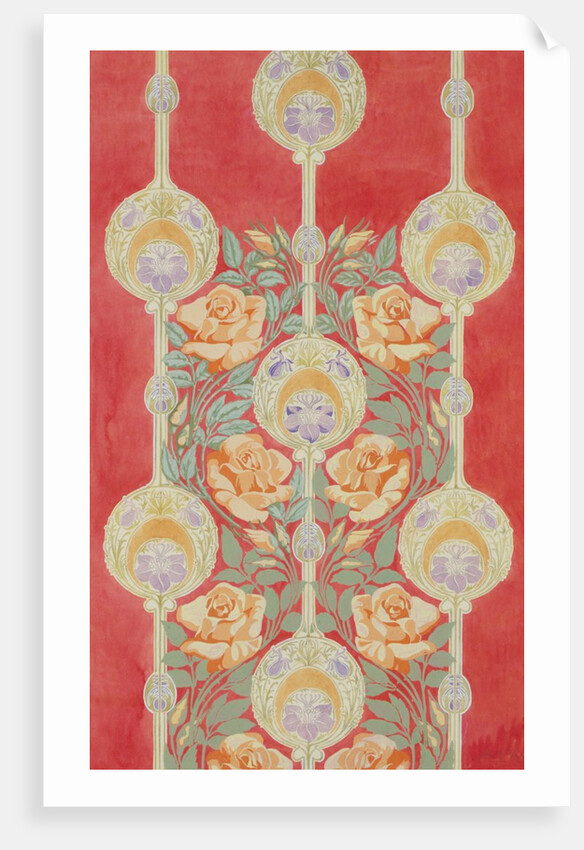 Textile design by Albert Edward Hayes