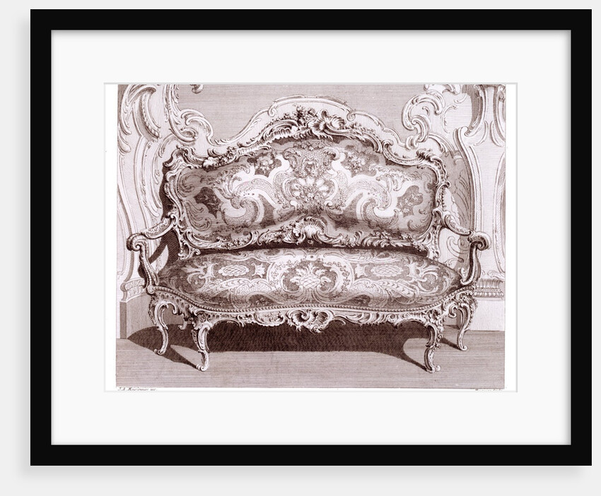 Sofa by Gabriel Huquier