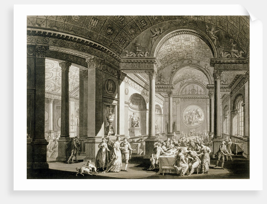 Inside view of the Supper Room at Derby House by Anonymous