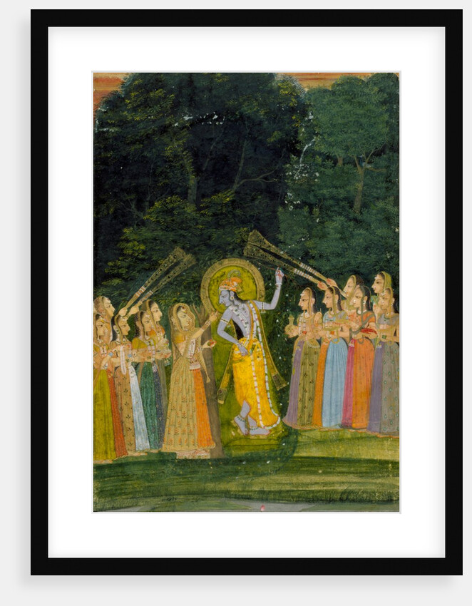 Krishna and The Gopis by Unknown