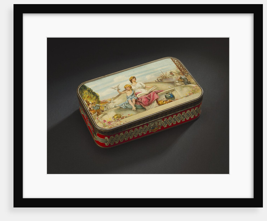 Biscuit tin by Boorne & Stevens Huntley