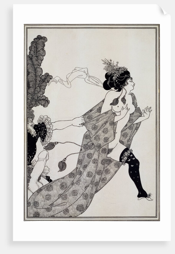 Cinesias Entreating Myrrhine to Coition by Aubrey Beardsley
