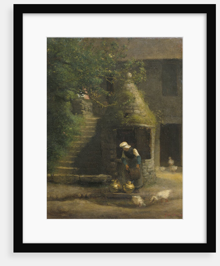 The Well At Gruchy by Jean-Francois Millet
