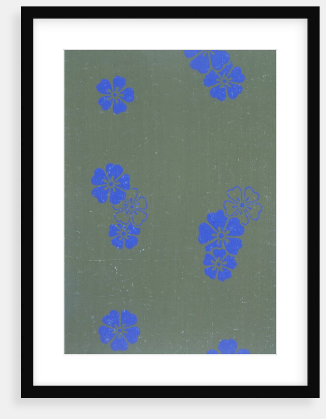 Japanese sliding door paper by Unknown