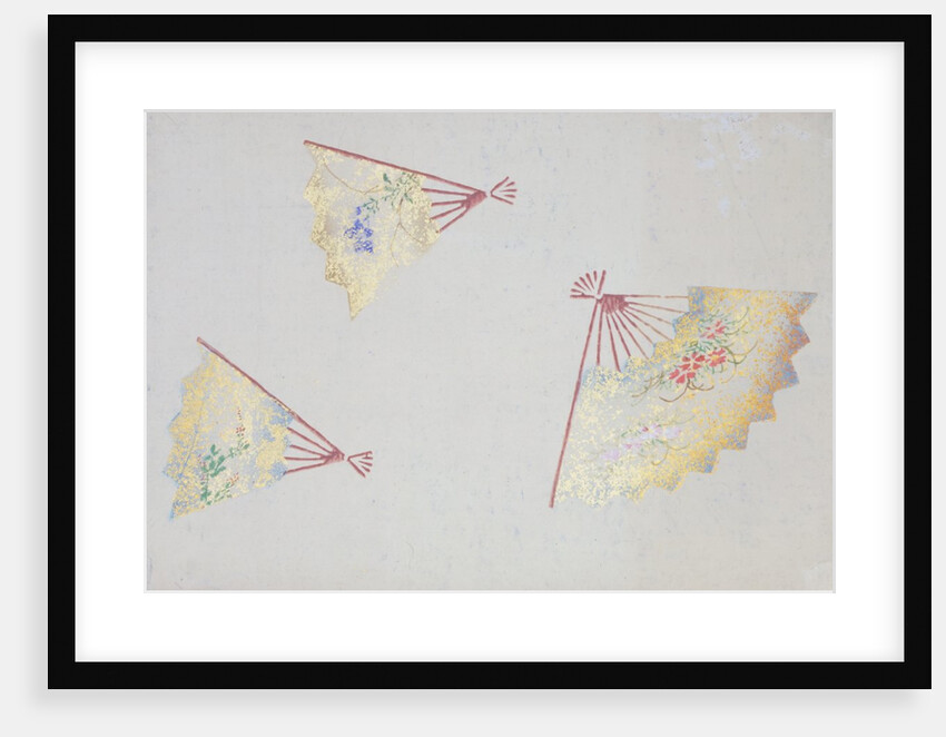 Japanese sliding door paper by Unknown